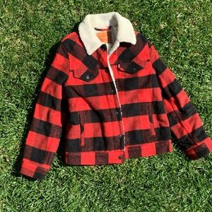 LEVIS Sherpa Lumberjack shirt jacket